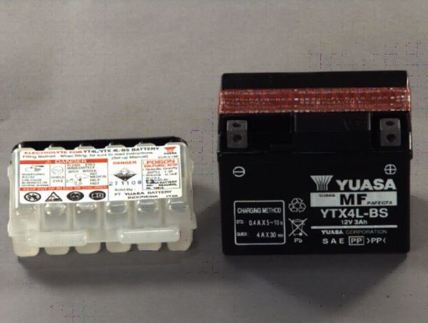 Akumulator YUASA YTX4L-BS 3Ah 50A P+