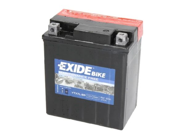 Akumulator EXIDE YTX7L-BS 6Ah 100A P+
