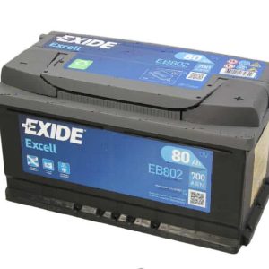 Akumulator EXIDE EB802 80Ah 700A P+
