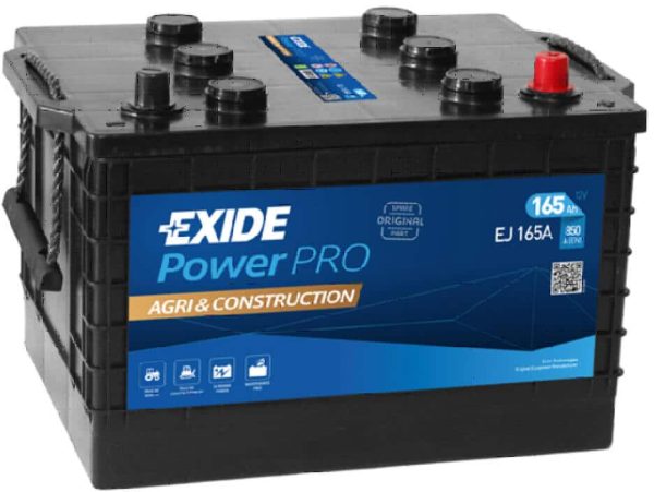 Akumulator EXIDE EJ165A 165Ah 850A P+